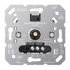 JUNG LS WHITE LED DIMMER 3-60W