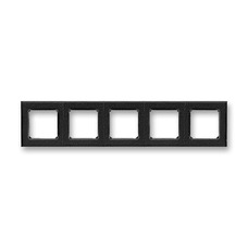 LEVIT ANTHRACITE 5-GANG COVER FRAME