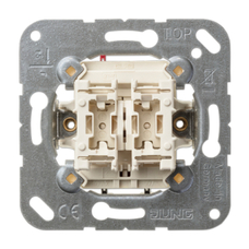 JUNG AS WHITE 2-GANG 2-WAY SWITCH