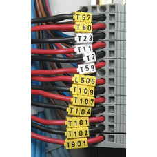 WIC2 №0-9 Ø2.8-3.8MM 200PCS PRE-PRINTED CABLE MARKERS