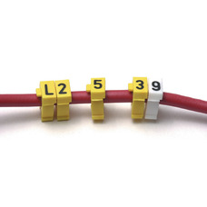 WIC2 №0-9 Ø2.8-3.8MM 200PCS PRE-PRINTED CABLE MARKERS