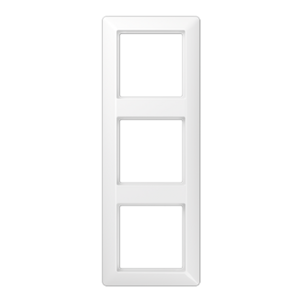 JUNG AS WHITE 3-GANG FRAME