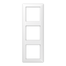 JUNG AS WHITE 3-GANG FRAME