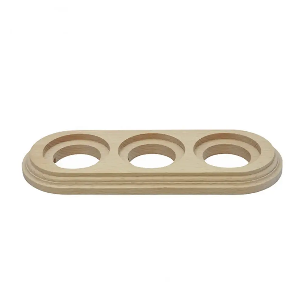 FND SURFACE 3-GANG FRAME WOOD