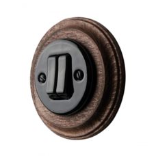 FND DUBULTPĀRSLĒDZIS PORCELĀNS MELNS