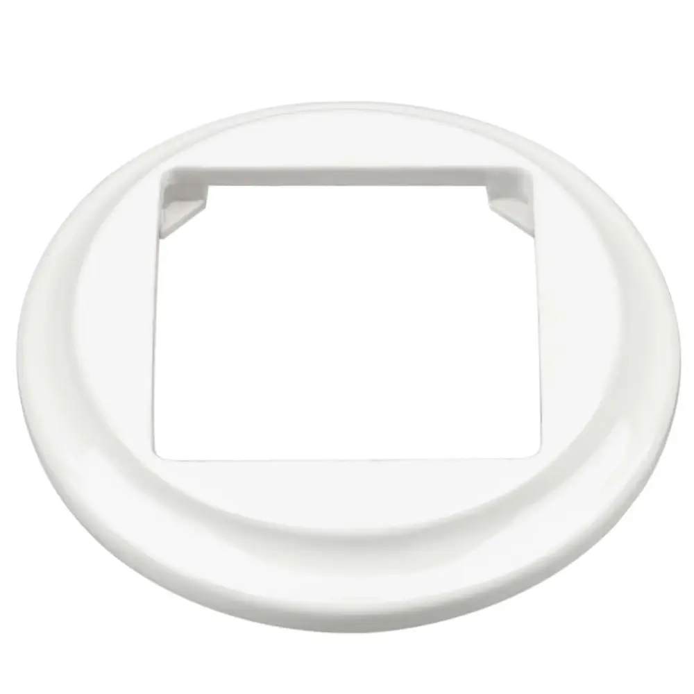 FND 55X55MM ADAPTERIS PORCELĀNS BALTS