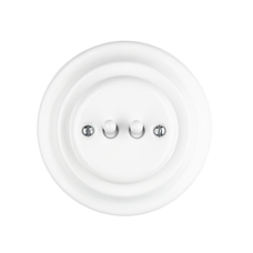 FND DUBULTĀ SPIEDPOGA PORCELĀNS BALTS TIPS 1