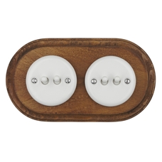 FND DUBULTĀ SPIEDPOGA PORCELĀNS BALTS TIPS 1