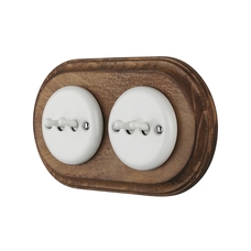 FND DUBULTĀ SPIEDPOGA PORCELĀNS BALTS TIPS 1