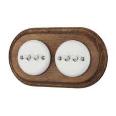 FND DUBULTĀ SPIEDPOGA PORCELĀNS BALTS TIPS 1