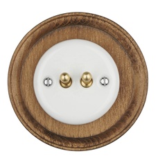 FND DUBULTPĀRSLĒDZIS PORCELĀNS BALTS TIPS 2