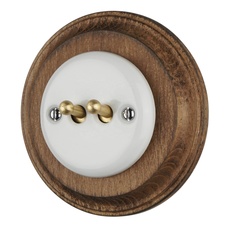 FND DUBULTPĀRSLĒDZIS PORCELĀNS BALTS TIPS 2