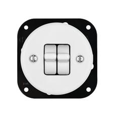 FND DUBULTĀ SPIEDPOGA PORCELĀNS BALTS TIPS 4