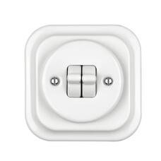 FND DUBULTĀ SPIEDPOGA PORCELĀNS BALTS TIPS 4