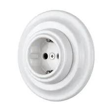 FND KONTAKTLIGZDA PORCELĀNS BALTS