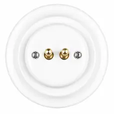 FND DUBULTĀ SPIEDPOGA PORCELĀNS BALTS TIPS 2