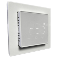 HEBER HT-155 3600W 16A SKĀRIENEKRĀNA DIGITĀLAIS PROGRAMMĒJAMAIS TERMOSTATS BALTS