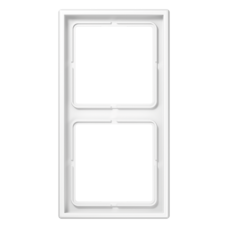 JUNG LS WHITE 2-GANG COVER FRAME