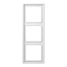 JUNG LS WHITE 3-GANG COVER FRAME