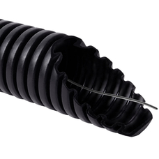 PVC 20MM 750N 50M BLACK CORRUGATED CONDUITS