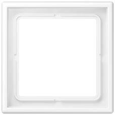 JUNG LS WHITE MATT 1-GANG COVER FRAME