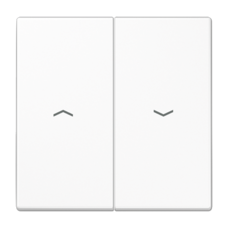 JUNG LS WHITE 2-GANG SWITCH WITH ARROW SYMBOLS