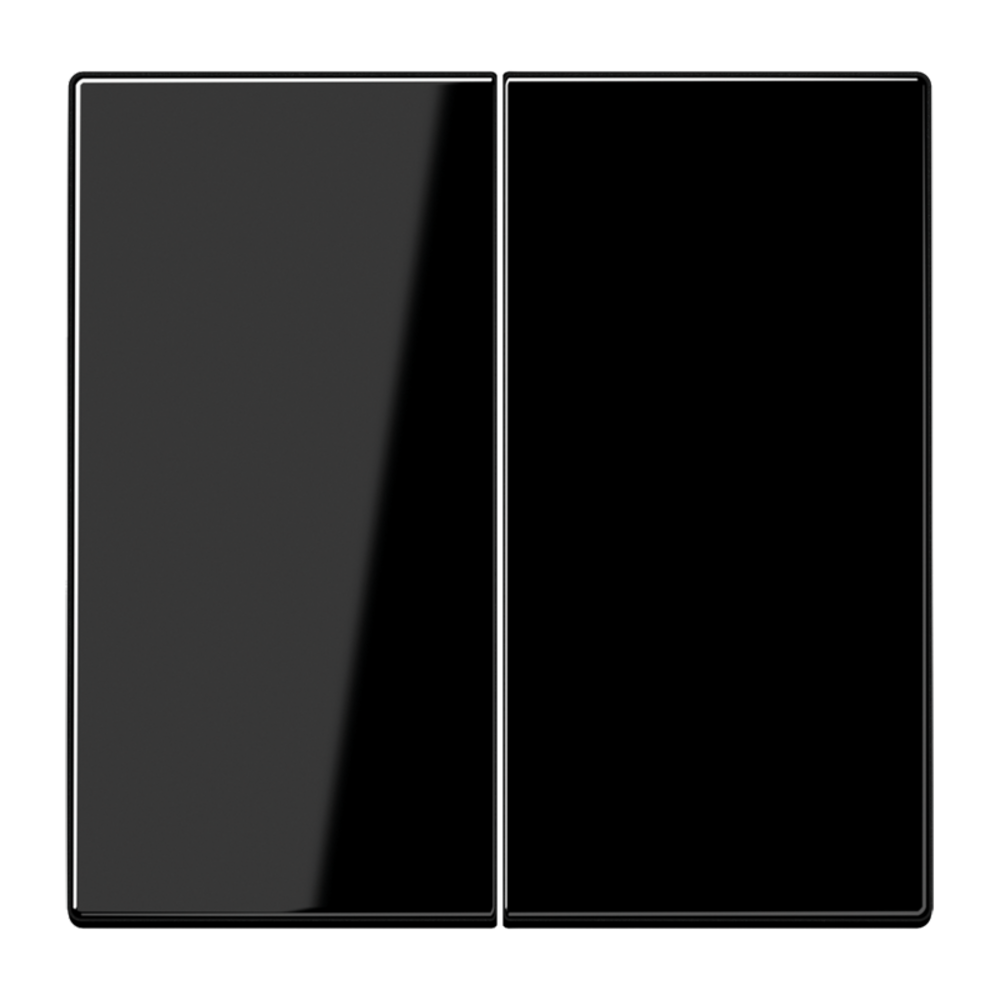 JUNG LS BLACK 2-GANG 1-WAY SWITCH