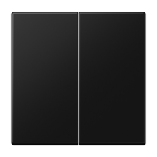 JUNG LS GRAPHITE BLACK MATT 2-GANG 1-WAY SWITCH