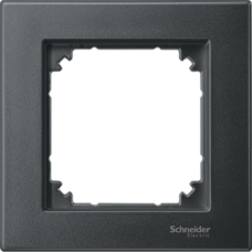 MERTEN M-PLAN ANTHRACITE 1-GANG FRAME