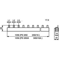 ABB 3P 12M 63A 10MM² BUSBAR