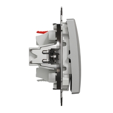 SEDNA DESIGN & ELEMENTS ALUMINIUM DOUBLE 2-WAY SWITCH