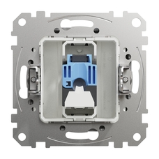 SEDNA DESIGN & ELEMENTS ALUMINIUM CAT6 1XRJ45 DATA OUTLET