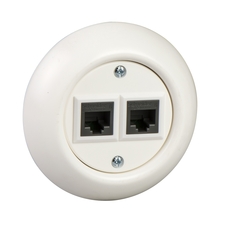 RENOVA CAT6 2XRJ45 DATU KONTAKTLIGZDA BALTS