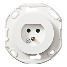 RENOVA LAMPAS LIGZDA 230 VAC – 2 POLU AR ZEMĒJUMU BALTS