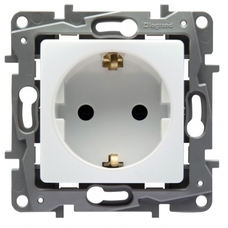 NILOE 1-GANG SOCKET OUTLET SCHUKO