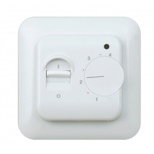 HEBER HT-105 16A 3600W GRĪDAS TERMOSTATS BALTS