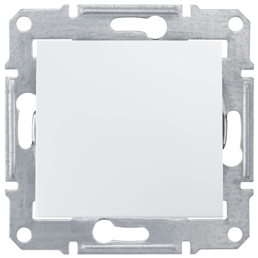 SEDNA - 1POLE 2WAY SWITCH - 10AX WITHOUT FRAME WHITE
